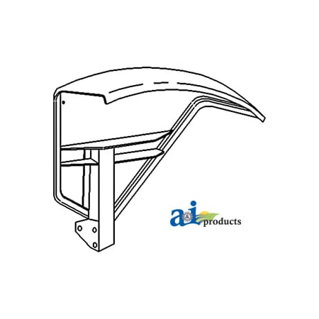 A & I Products Fender (LH) 38.5" x28" x17.25" A-AA1583R